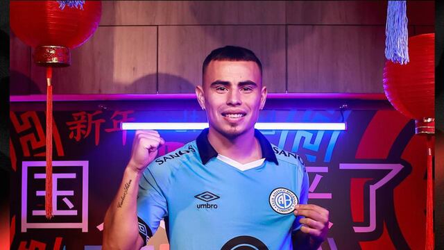 Belgrano anunció el regreso del Chino Zelarayán.