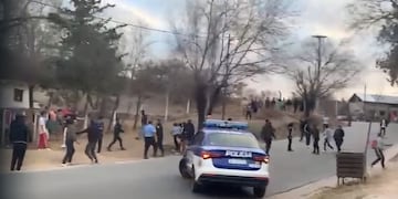 Carlos Paz. Incidentes durante un partido de fútbol