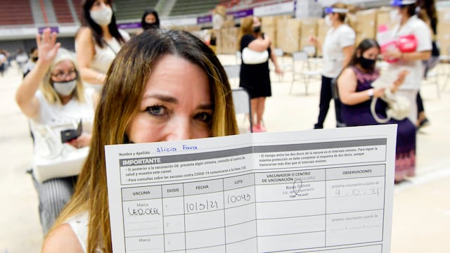 Vacunación a docentes en Mendoza