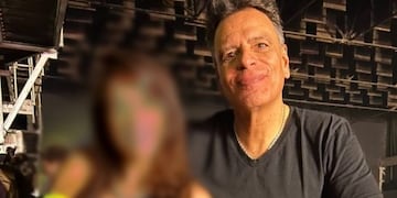 Mosquera y la joven denunciante.