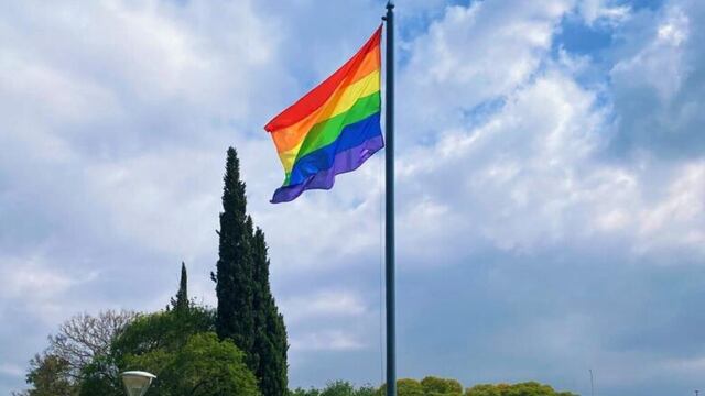 La bandera LGBTQ+.