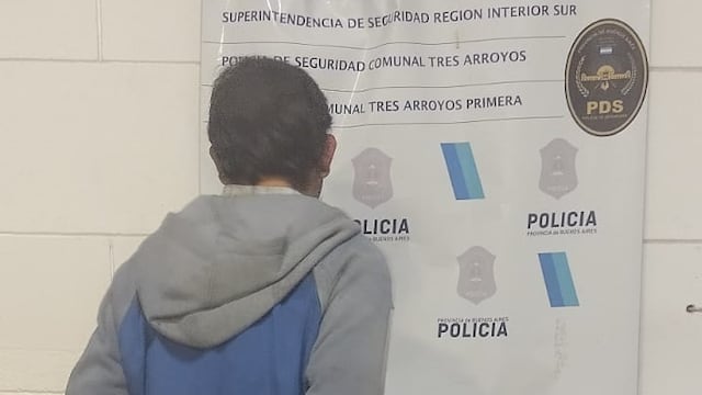 Aprehendido en Tres Arroyos por amenazar a su expareja con un cuchillo