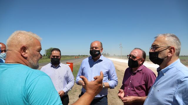 Perotti recorrió la autopista de la 34, entre la ruta 13 hasta Sunchales