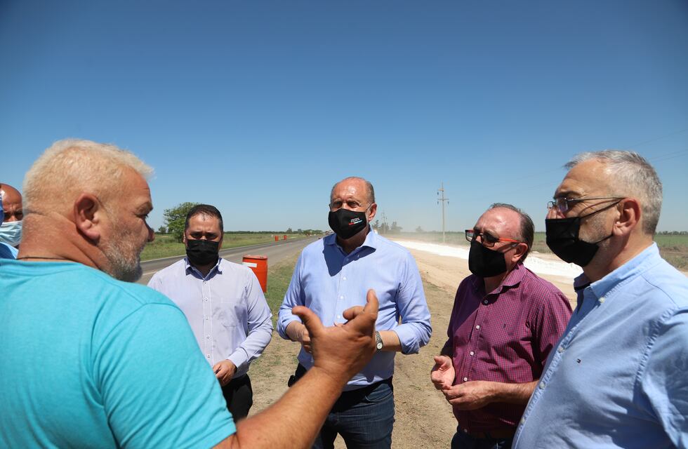 Perotti recorrió la autopista de la 34, entre la ruta 13 y Sunchales: ya tiene un 30% de avance
