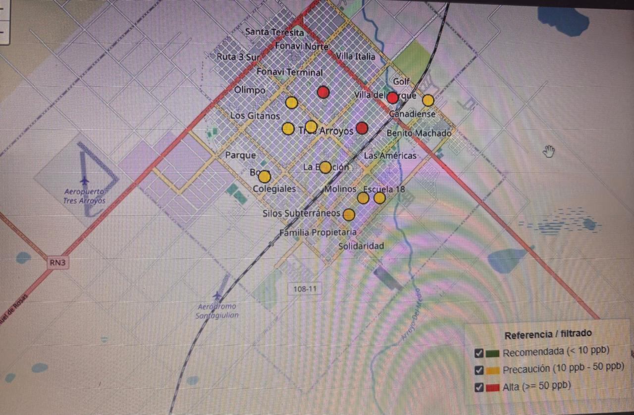 Arsénico en el agua: el Municipio asegura que en Tres Arroyos es apta para consumo, pero pide priorizar la calidad sobre la presión