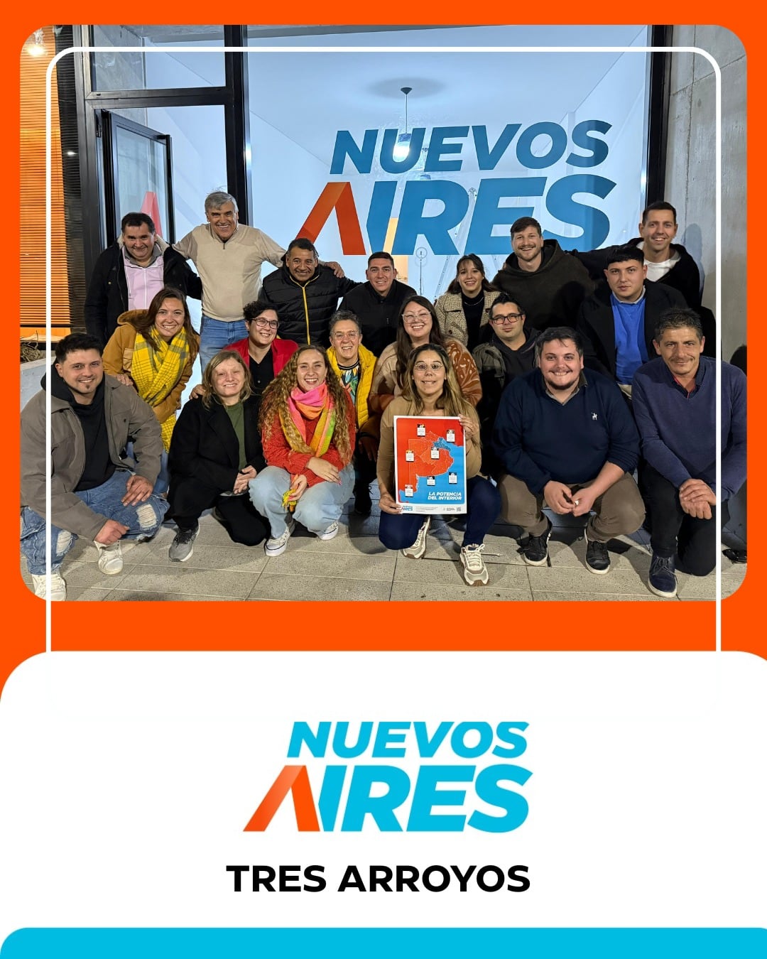 Elecciones 2025 en Tres Arroyos: Nuevos Aires presenta oficialmente su lista