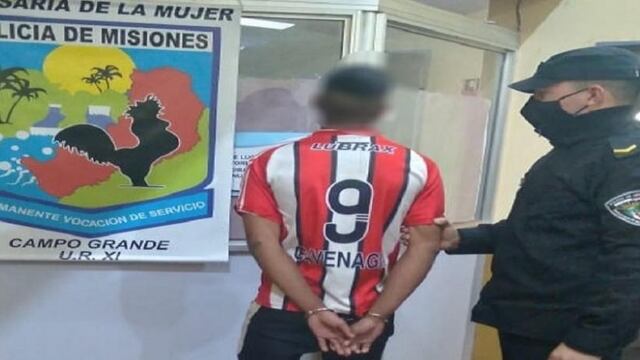 Terminó detenido por violencia de género en Campo Grande.