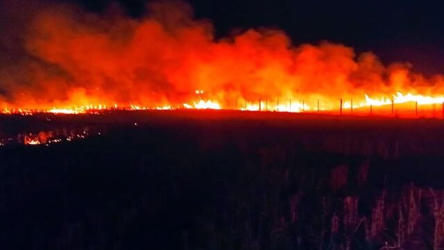 Incendio en Zona Rural de Arroyito