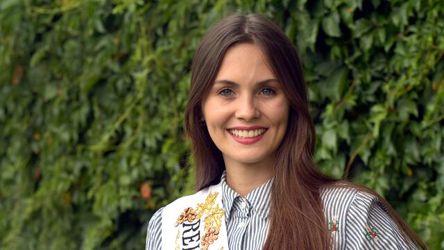 La reina de la Vendimia no oficial de Guaymallén Julieta Belén Lonigro (22). (Foto: Orlando Pelichotti / Los Andes)