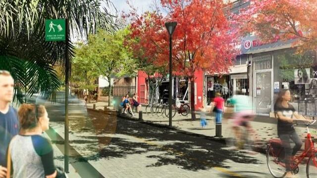 Centros comerciales a cielo abierto en Pérez: la primer “zona calma” será calle Morelli (Facebook Pablo Corsalini)