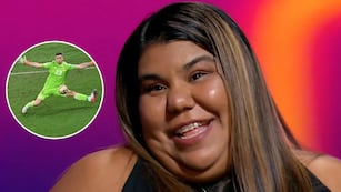 ¡Se atajó todo! Camila de Cuestión de Peso 2024 sorprendió con su talento para el fútbol: “Nuestra Dibu”