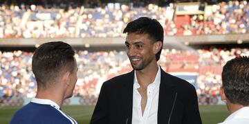 El cordobés Javier Pastore y el recibimiento que le dieron en el PSG. (Prensa PSG).