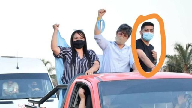 Max Talavera en plena campaña pese a las denuncias por estafa