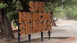 El sujeto fue interceptado en el centro de San Marcos Sierras. (La Voz/Archivo).