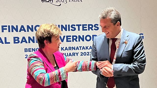 Massa se reunió con Georgieva.