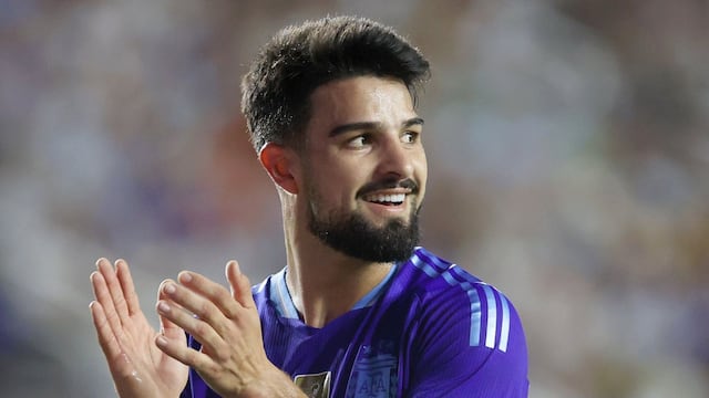 Gran debut para el Flaco López en la Selección