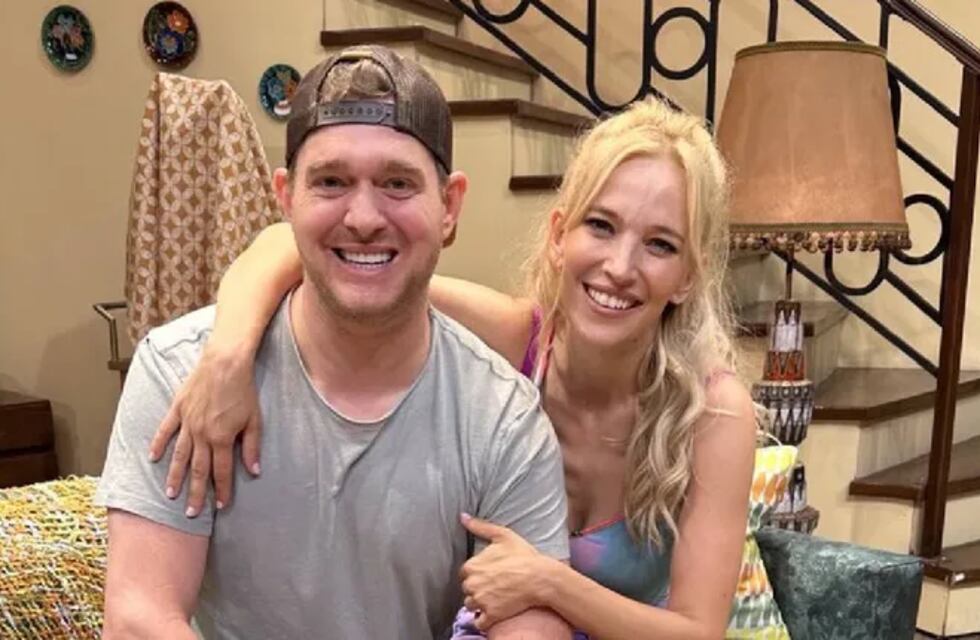 Furor por Michael Bublé en Mendoza: ya instalado y haciendo compras mientras Luisana filma “Mensaje en una botella”