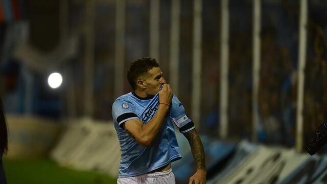 Camino a ser ídolo en Belgrano, el goleador Pablo Vegetti asegura estar feliz en Alberdi (Facundo Luque / La Voz).