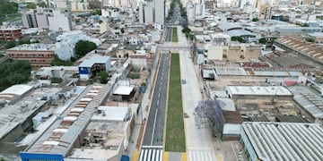 Así quedaron las nuevas dos cuadras de Maipú, entre Sarmiento y Libertad (Municipalidad de Córdoba).