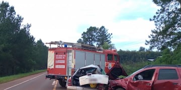 Accidente vial dejó una víctima fatal tras un choque frontal en Eldorado
