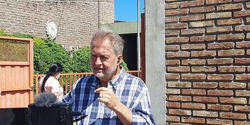 Roberto Mirabella a la salida de la votación. (Vía Rafaela)