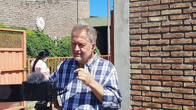 Roberto Mirabella a la salida de la votación. (Vía Rafaela)