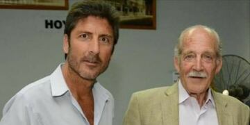 Santiago Gaspoz, Secretario General del PS Rafaela, junto al ex Ministro de Economía Ángel Sciara