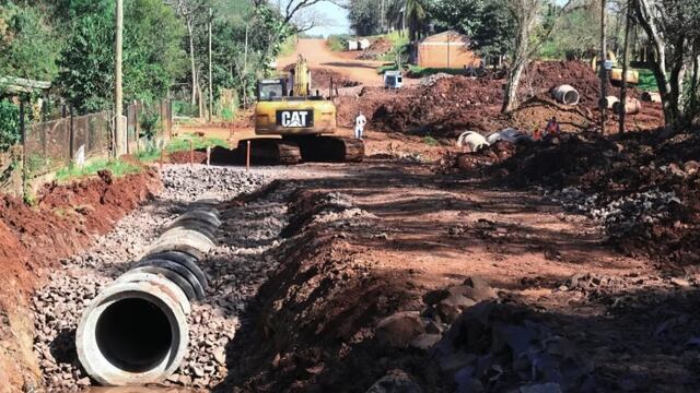 Avanzan a paso firme las obras viales en Eldorado.