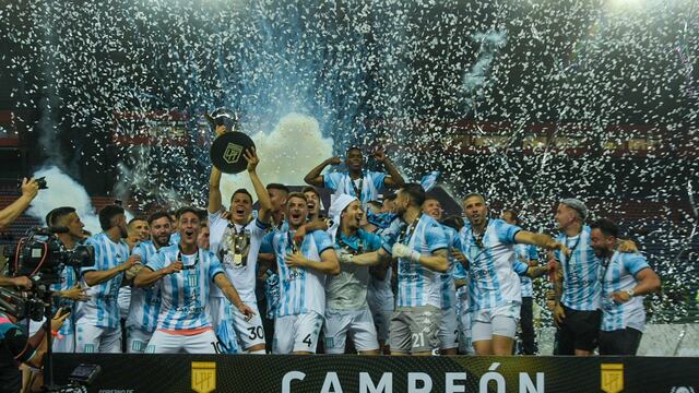 Racing se coronó campeón de la Supercopa Internacional.