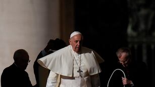 El papa Francisco recibirá a familiares del conflicto en Gaza. (AP Foto/Alessandra Tarantino)