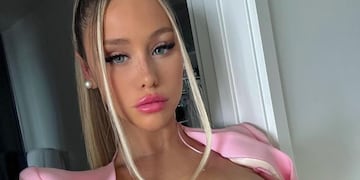 Agustina Añon lució un corset mega ajustado con transparencias total white que causó furor