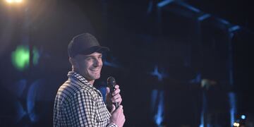 Pablo Vegetti siguió haciendo cantar a los hinchas de Belgrano en el festejo de los 117 años.