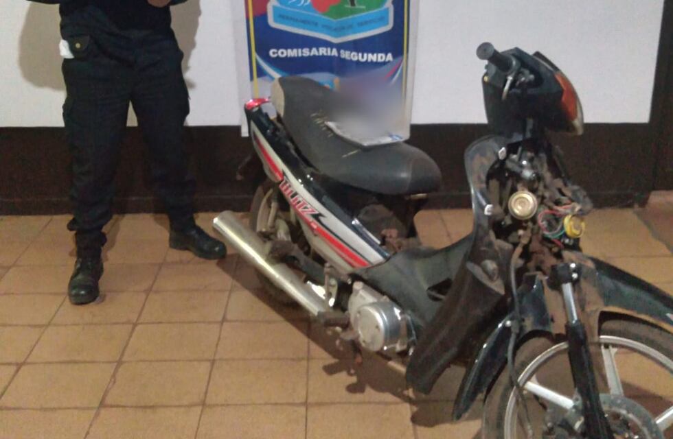 Recuperan una motocicleta robada en Puerto Iguazú