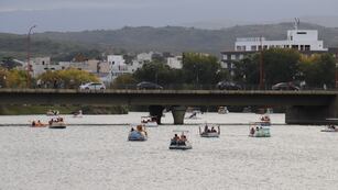 Carlos Paz paisaje nublado.