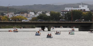 Carlos Paz paisaje nublado.