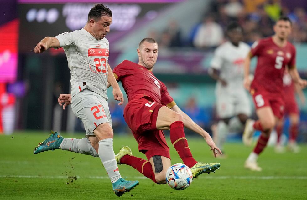 Mundial de Qatar 2022: Suiza triunfó 3 a 2 ante Serbia en un encuentro picante y pasó de ronda