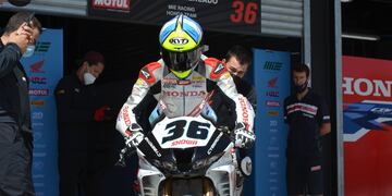 El cordobés Tati Mercado, protagonista entre los argentinos que compiten en el WSBK.