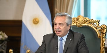 Alberto Fernández, presidente de la Nación.
