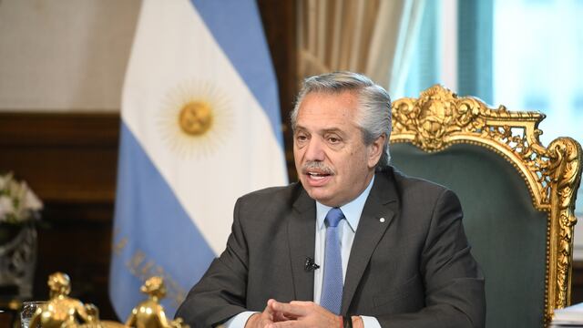 Alberto Fernández, presidente de la Nación.
