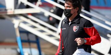 Javier Sanguinetti asumió como entrenador de Newell's Old Boys a fines de 2021.