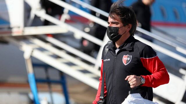Javier Sanguinetti asumió como entrenador de Newell's Old Boys a fines de 2021.