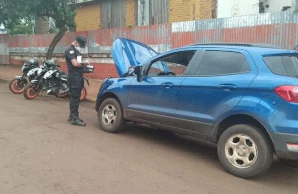 Policía de Oberá recuperó un vehículo que fue robado en Buenos Aires