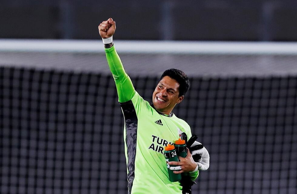 Enzo Pérez y su experiencia en el arco de River: “Fue lindo”