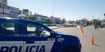 El choque fue en el túnel de barrio Maipú.