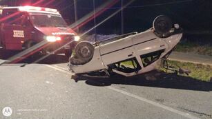 Se investigan las causas del accidente. Gentieza Ministerio de Seguridad