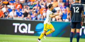 Lucas Zelarayán y su magia. Gol de tiro libre y victoria (Prensa Columbus).