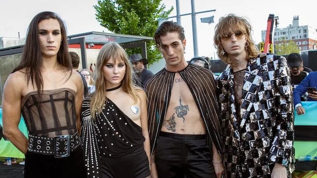 Maneskin en los VMAs.
