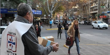 Con su colecta anual, Cáritas  Foto ilustrativa: Los Andes