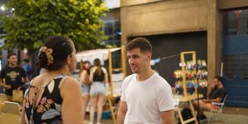 El intendente de Rafaela, Leonardo Viotti, dijo presente en el ciclo “Música en Carcabuey”.