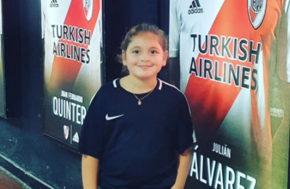 Felicitas, la niña de ocho años que es una promesa del fútbol, jugará en River Plate